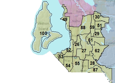 Image map of SW district
